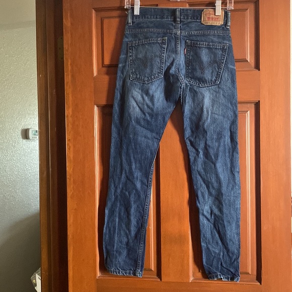 Levi’s 520 size 12 (26 x 26.5) blue jeans EUC - Picture 2 of 7